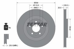 TEXTAR 92238305 — Тормозной диск