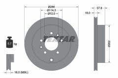 TEXTAR 92242803 — Тормозной диск