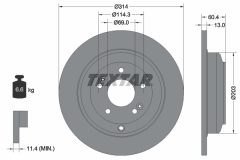 TEXTAR 92272903 — Тормозной диск