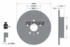 TEXTAR 92275303 — Тормозной диск
