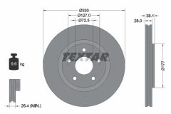 TEXTAR 92278905 — Тормозной диск