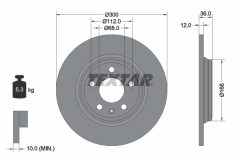 TEXTAR 92282803 — Тормозной диск