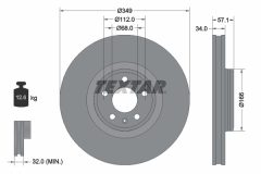 TEXTAR 92289305 — Тормозной диск