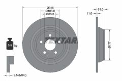 TEXTAR 92291903 — Disc de frână