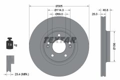 TEXTAR 92292205 — Тормозной диск