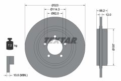 TEXTAR 92295805 — Disc de frână