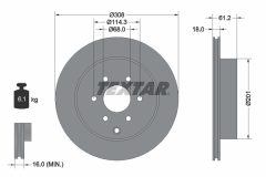 TEXTAR 92296403 — Disc de frână