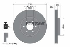 TEXTAR 92296503 — Disc de frână