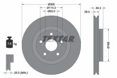 TEXTAR 92304305 — Disc de frână