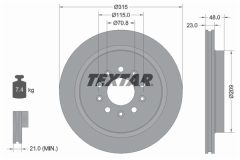 TEXTAR 92318703 — Disc de frână