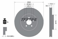 TEXTAR 92318905 — Disc de frână