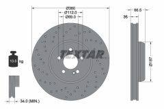 TEXTAR 92330905 — Disc de frână