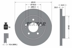 TEXTAR 92332903 — Disc de frână
