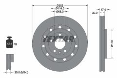 TEXTAR 92339103 — Disc de frână
