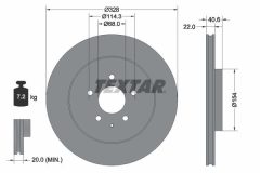 TEXTAR 92349003 — Disc de frână