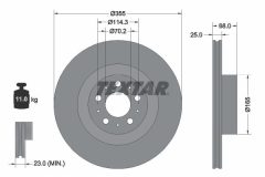 TEXTAR 92351905 — Тормозной диск
