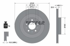 TEXTAR 92352403 — Тормозной диск