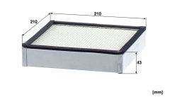 MANN-FILTER CUD 21 041 — Салонный фильтр