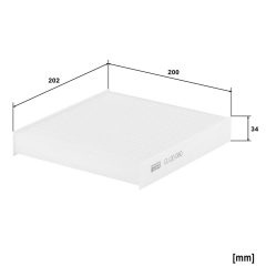 MANN-FILTER CU 20 080 — Салонный фильтр