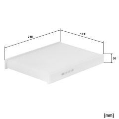 MANN-FILTER CU 25 038 — Filtru habitaclu