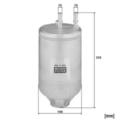 MANN-FILTER WK 11 043 — Filtru combustibil