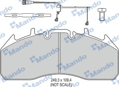 MANDO MBF016074 — Колодки тормозные дисковые