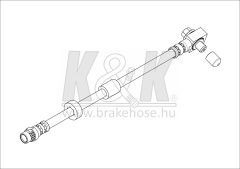 K&K FT1579 — Тормозной шланг