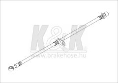 K&K FT1691 — Furtun de frână