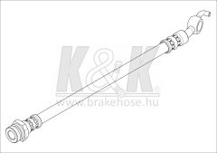 K&K FT1918 — Тормозной шланг