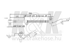 K&K FT2600 — Тормозной шланг