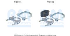 BM CATALYSTS FK50335 — Комплект крепежа выхлопной трубы