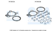 BM CATALYSTS FK70672 — Комплект крепежа выхлопной трубы