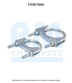 BM CATALYSTS FK90169 — Комплект крепежа катализатора