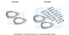 BM CATALYSTS FK90186 — Set de montaj pentru catalizator