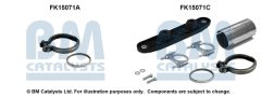 BM CATALYSTS FK15071 — Set de montaj pentru filtrul de particule