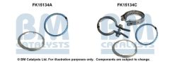 BM CATALYSTS FK15134 — Set de montaj pentru filtrul de particule