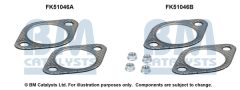 BM CATALYSTS FK51046 — Set de montaj pentru țeava de eșapament