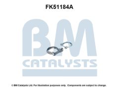 BM CATALYSTS FK51184 — Комплект крепежа выхлопной трубы
