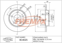 FREMAX BD-4025 — Тормозной диск