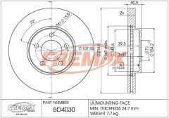 FREMAX BD-4030 — Тормозной диск