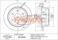 FREMAX BD-5066 — Тормозной диск
