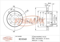 FREMAX BD-5068 — Тормозной диск