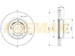 FREMAX BD-0175 — Disc de frână