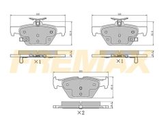 FREMAX FBP-2271 — Plăcuțe de frână disc