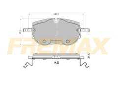FREMAX FBP-3447 — Колодки тормозные дисковые