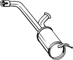 BOSAL 135-095 — Средний глушитель