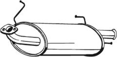 BOSAL 145-235 — Задний глушитель