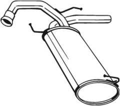 BOSAL 148-171 — Задний глушитель