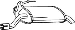 BOSAL 163-027 — Задний глушитель