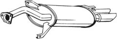 BOSAL 177-243 — Задний глушитель